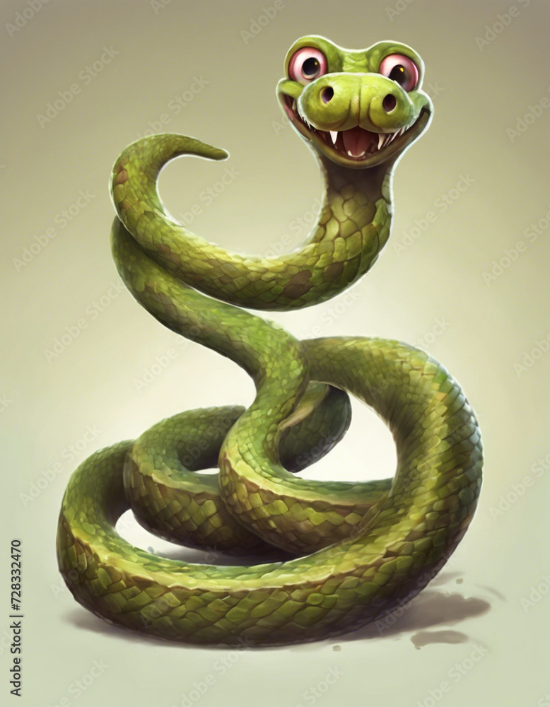 smiling snake with wide eyes smiling snake with wide eyes