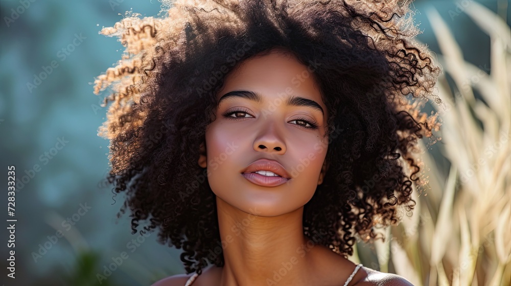 Effortlessly Radiant: Embracing Natural Curls with a Fresh-Faced, Barefaced Look Effortlessly Radiant: Embracing Natural Curls with a Fresh-Faced, Barefaced Look