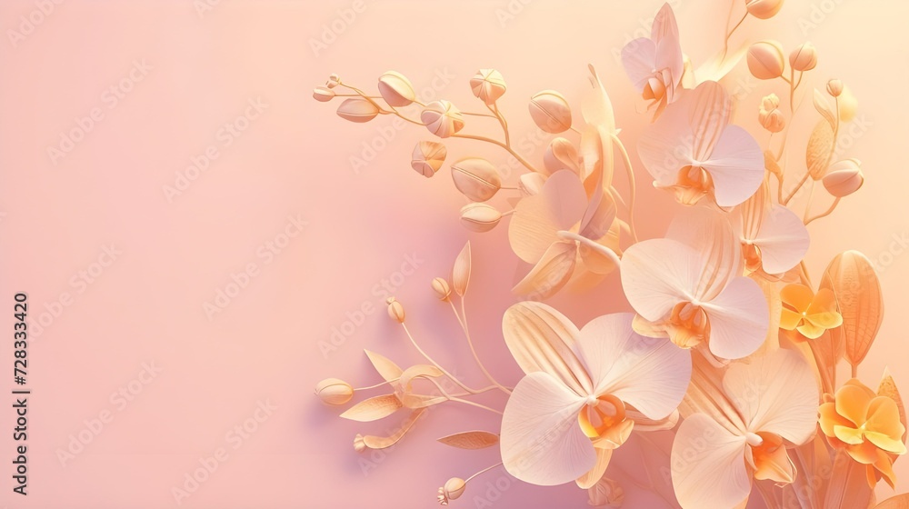 Naklejka premium flowers on a branch