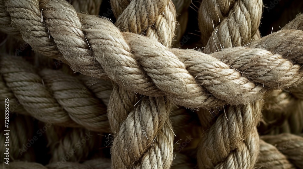 Bold rope. Closeup of thick nautical ropes. Heavy strong ropes background. Bold rope. Closeup of thick nautical ropes. Heavy strong ropes background.