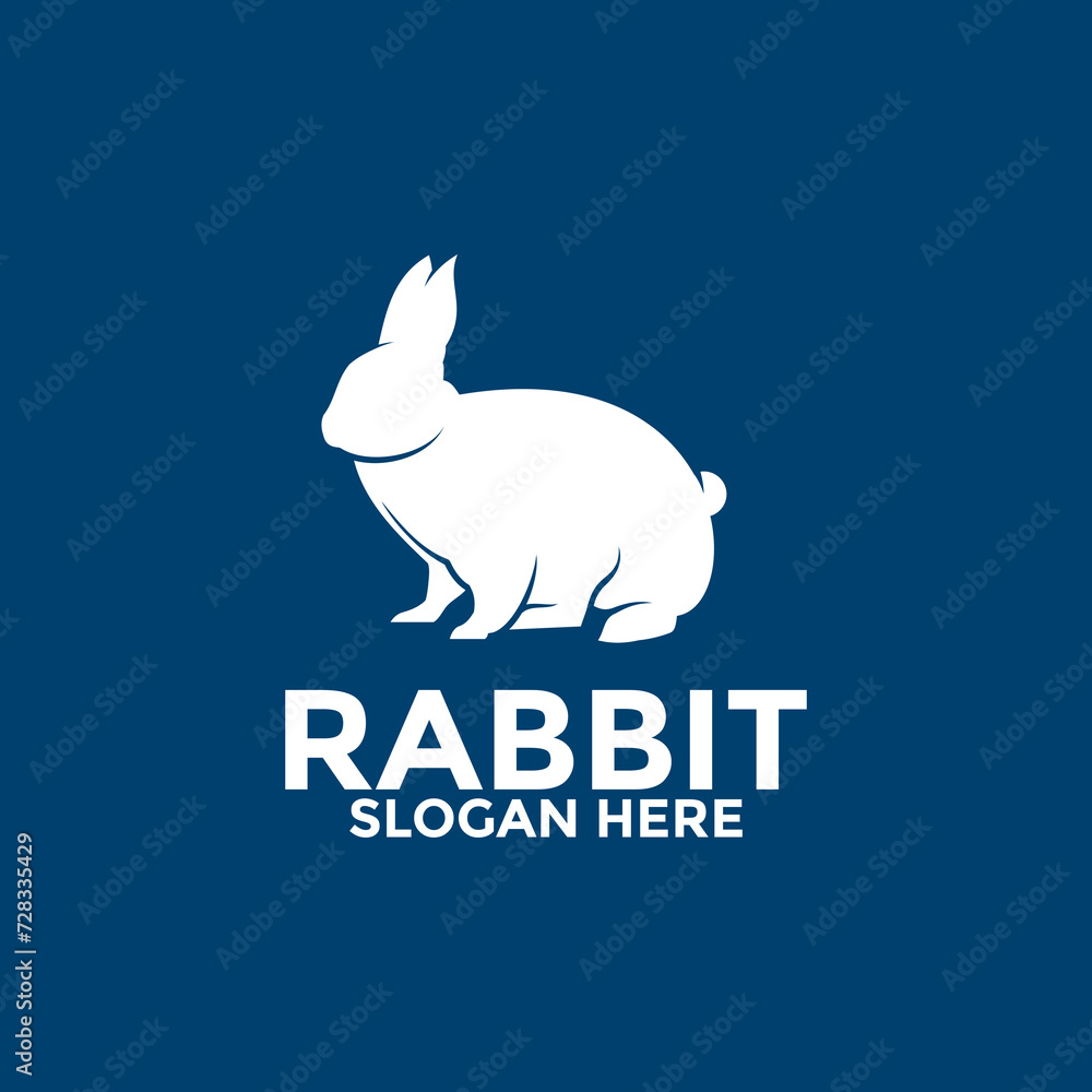 Rabbit logo template vector icon symbol illustration Rabbit logo template vector icon symbol illustration