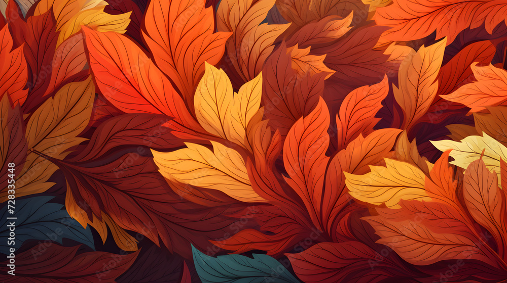 Autumn background seamless pattern
