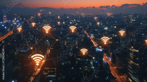 Above the Grid: Wireless Signs in the Cityscape
