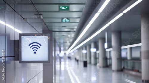 Seamless Integration: Wireless Signs in a Minimalist Context