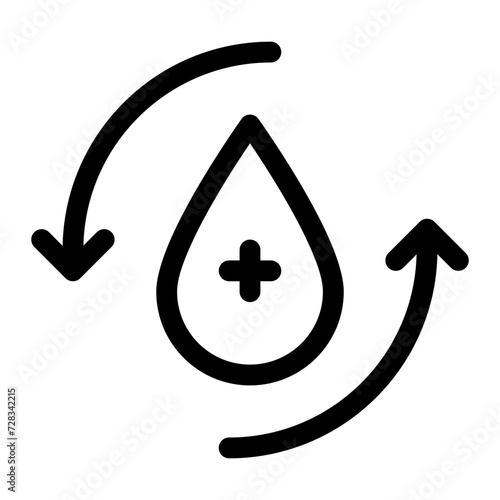 transfusion line icon