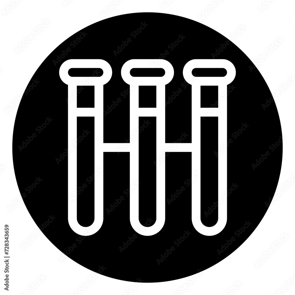 test tube glyph icon test tube glyph icon