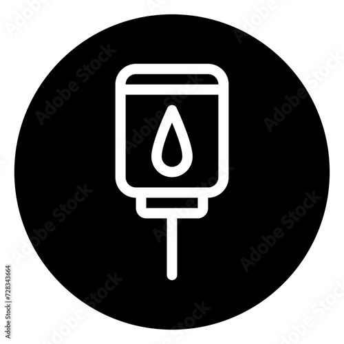 blood donor glyph icon