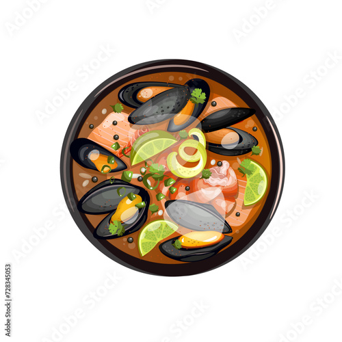 French Bouillabaisse soup