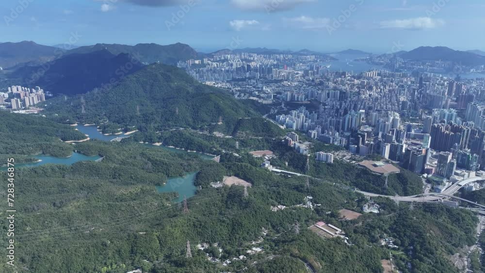 Aerial drone skyview in Sham Shui Po Kowloon Tong Shek Kip Mei Wong Tai Sin Lok Fu Wang Tau Hom San Po Kong Kowloon City Kai Tak Sung Wong Toi residential community near Lion Rock mountain Hong Kong Aerial drone skyview in Sham Shui Po Kowloon Tong Shek Kip Mei Wong Tai Sin Lok Fu Wang Tau Hom San Po Kong Kowloon City Kai Tak Sung Wong Toi residential community near Lion Rock mountain Hong Kong
