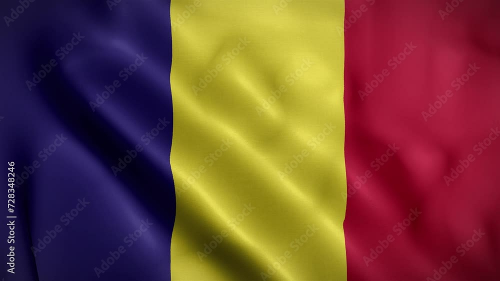 Chad waving flag, Flag of Chad Animation, Chadian Flag Closeup, 4k Chadian Flag Waving Animation Chad waving flag, Flag of Chad Animation, Chadian Flag Closeup, 4k Chadian Flag Waving Animation