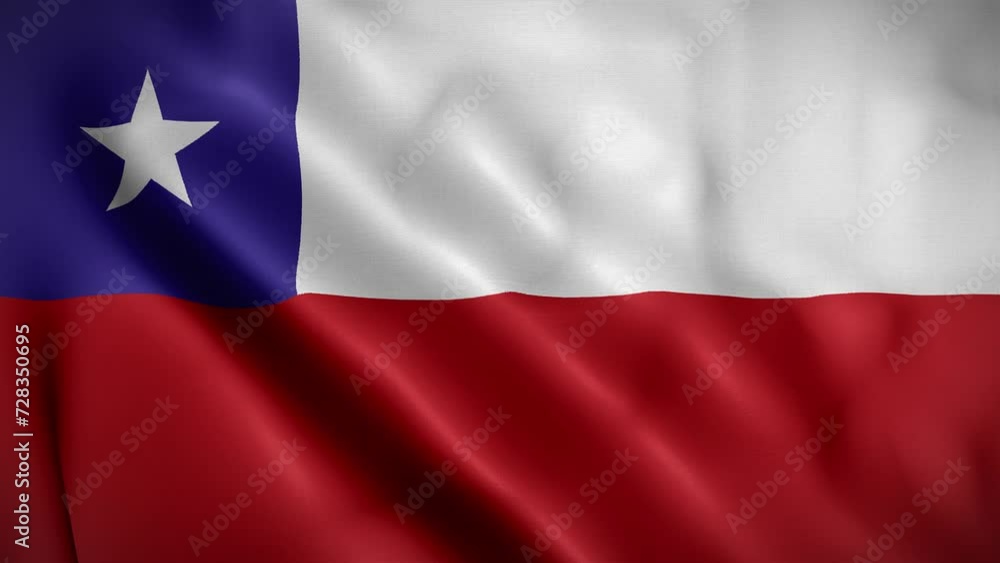 Chile waving flag, Flag of Chile Animation, Chilean Flag Closeup, 4k Chilean Flag Waving Animation Chile waving flag, Flag of Chile Animation, Chilean Flag Closeup, 4k Chilean Flag Waving Animation