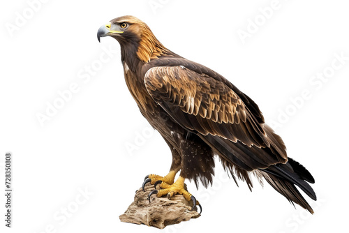 Golden Eagle on Transparent Background