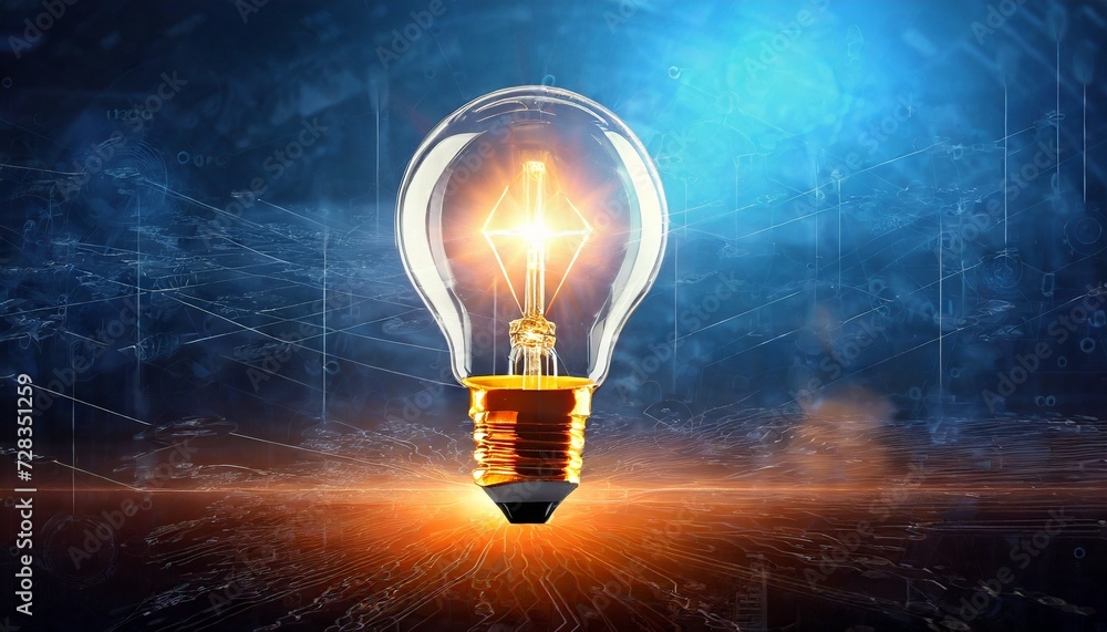 single glowing glass light bulb single glowing glass light bulb