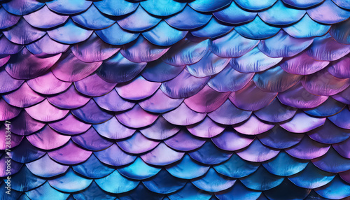 Reptile or mermaid scales in neon color ,spring concept