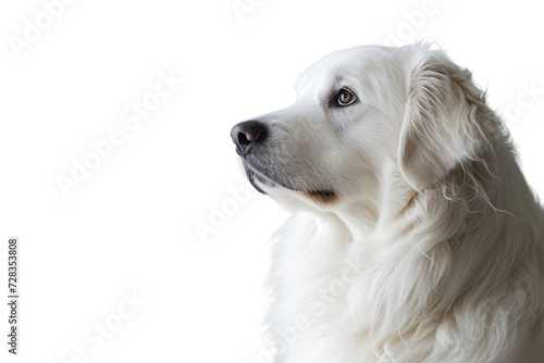 Great Pyrenees Dog on Transparent Background