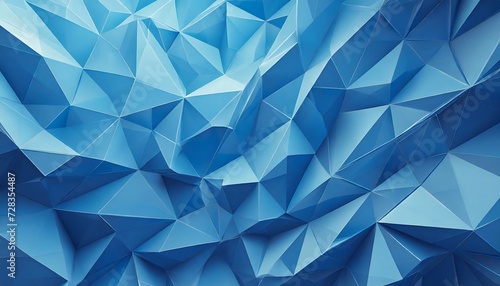 blue low poly background