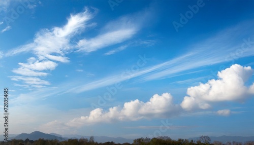 white cloud with blue sky background