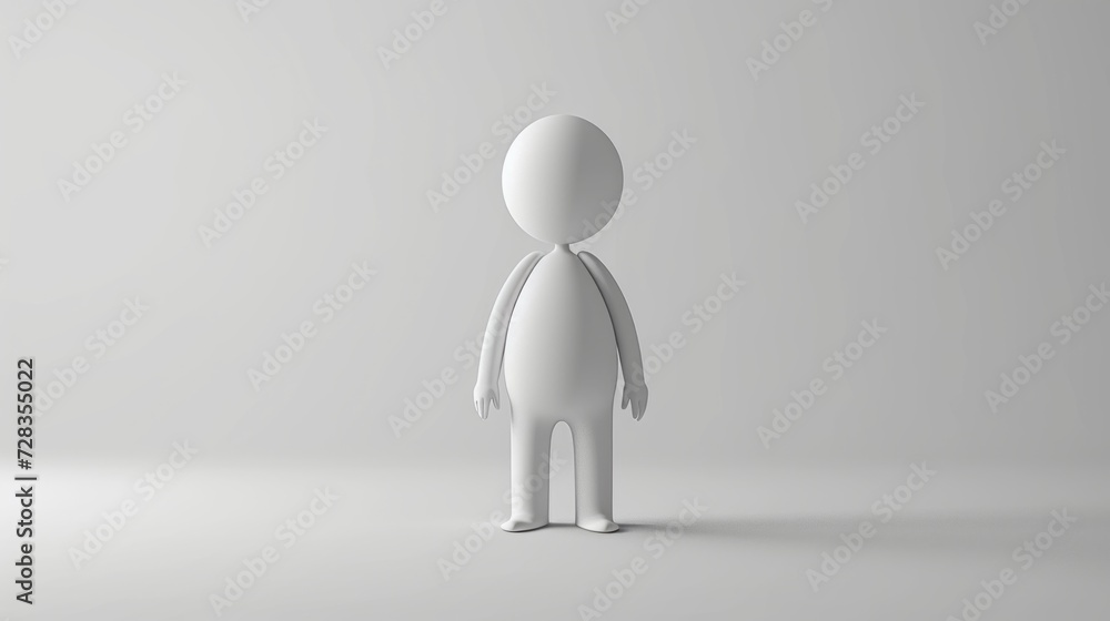 Minimalist Human Form: 3D Perspectives Minimalist Human Form: 3D Perspectives