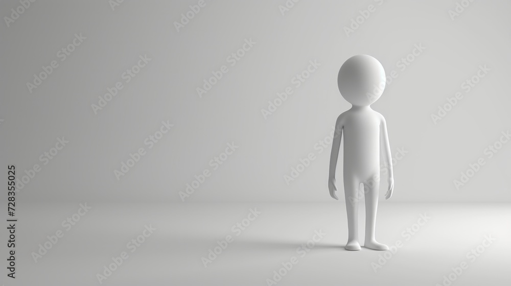 Minimalist Human Form: 3D Perspectives Minimalist Human Form: 3D Perspectives
