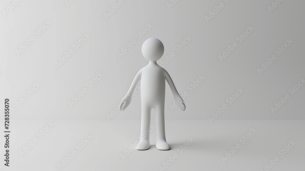 Minimalist Human Form: 3D Perspectives Minimalist Human Form: 3D Perspectives