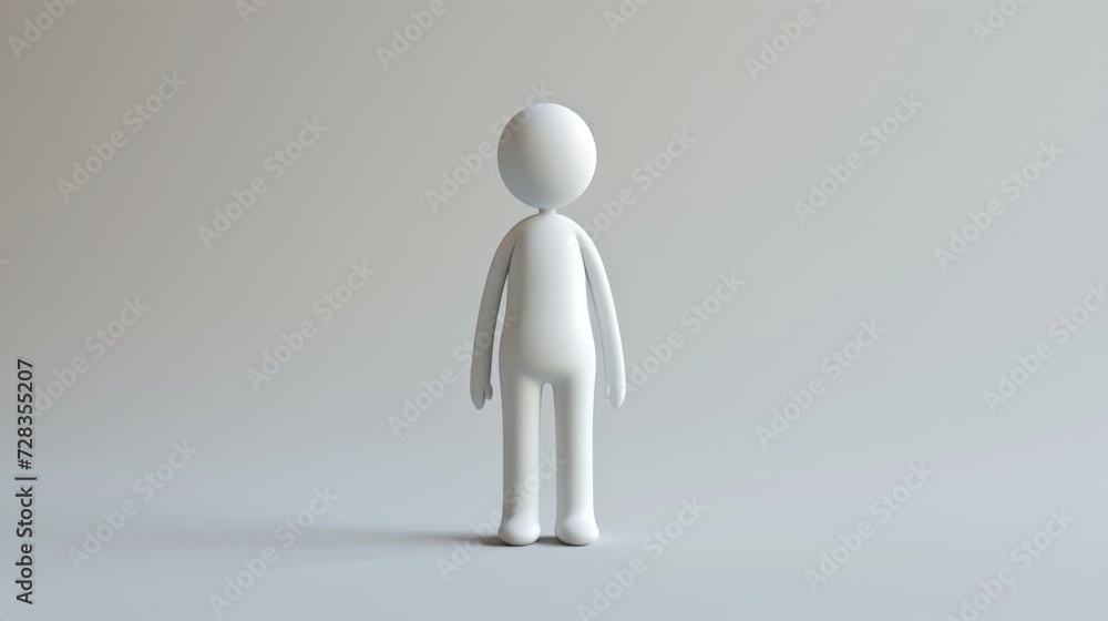 Minimalist Human Form: 3D Perspectives Minimalist Human Form: 3D Perspectives
