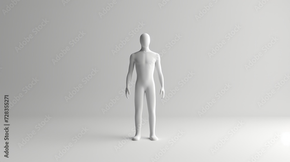 Minimalist Human Form: 3D Perspectives Minimalist Human Form: 3D Perspectives
