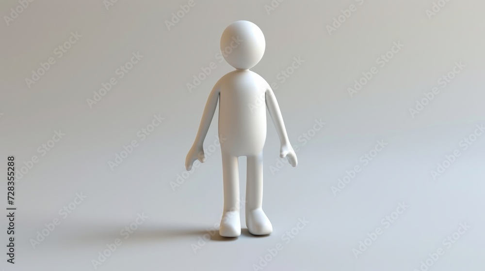 Minimalist Human Form: 3D Perspectives Minimalist Human Form: 3D Perspectives