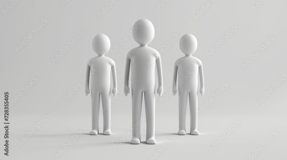 Minimalist Human Form: 3D Perspectives Minimalist Human Form: 3D Perspectives