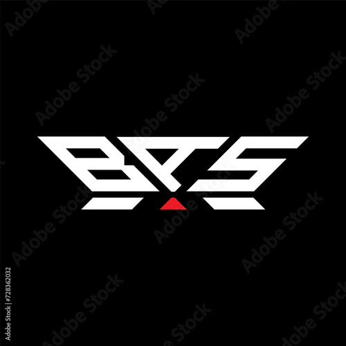BAS letter logo vector design, BAS simple and modern logo. BAS luxurious alphabet design  