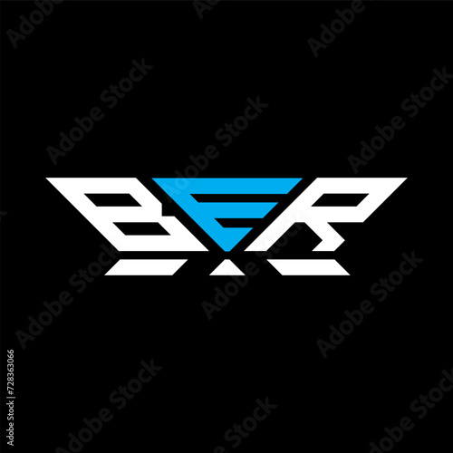 BER letter logo vector design, BER simple and modern logo. BER luxurious alphabet design  