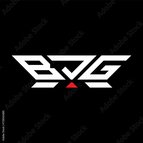 BJG letter logo vector design, BJG simple and modern logo. BJG luxurious alphabet design 
