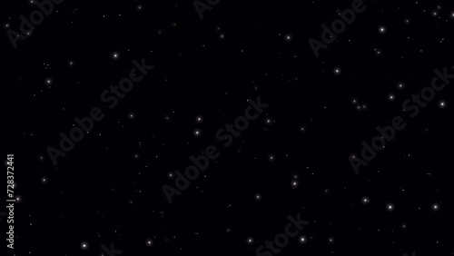 背景用透過素材・星のきらめき（輝き）