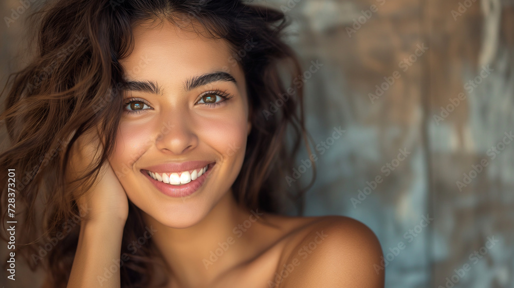 Beautiful Young Woman Poses for a Picture Beautiful Young Woman Poses for a Picture