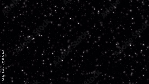 背景用透過素材・星のきらめき（輝き・満天）