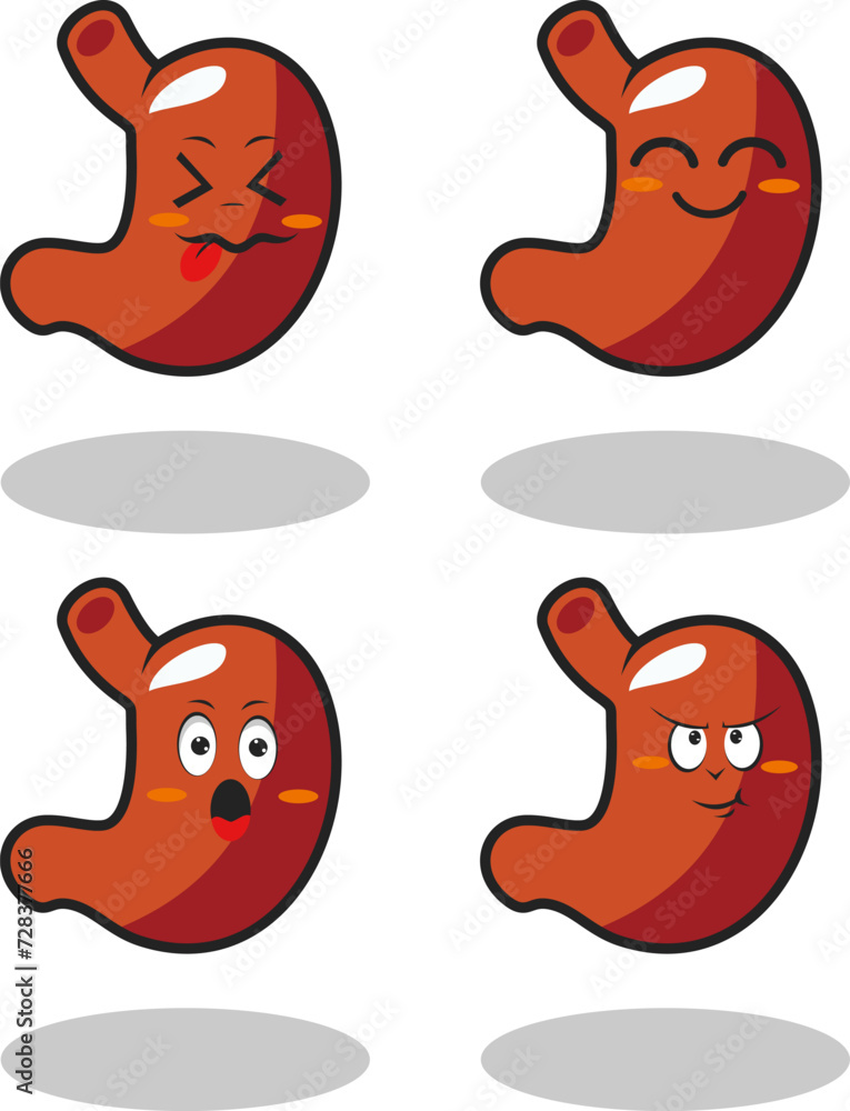 characters and elements for poster of sticker design characters and elements for poster of sticker design