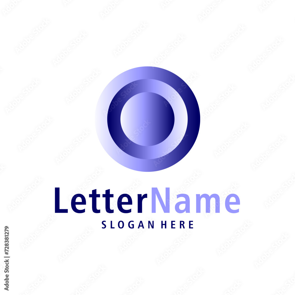 Modern letter O logo design vector. Creative O logo concepts template Modern letter O logo design vector. Creative O logo concepts template