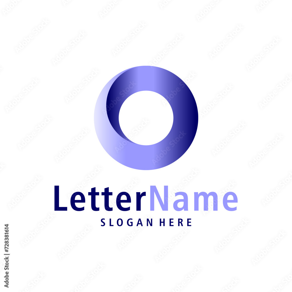 Modern letter O logo design vector. Creative O logo concepts template