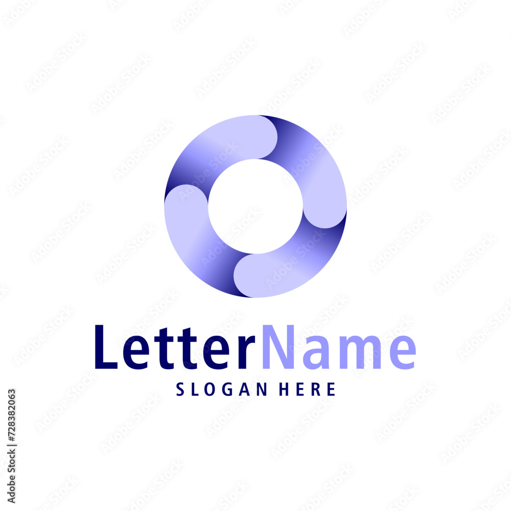 Modern letter O logo design vector. Creative O logo concepts template Modern letter O logo design vector. Creative O logo concepts template