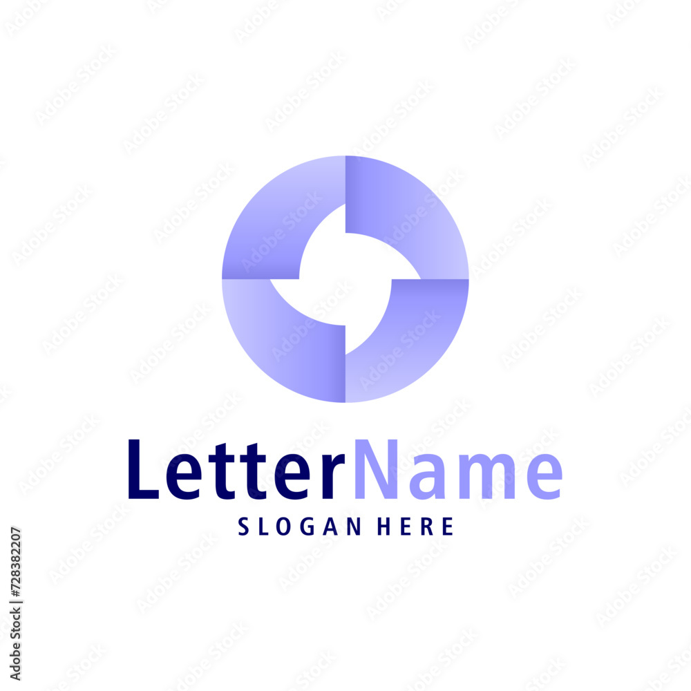 Modern letter O logo design vector. Creative O logo concepts template Modern letter O logo design vector. Creative O logo concepts template