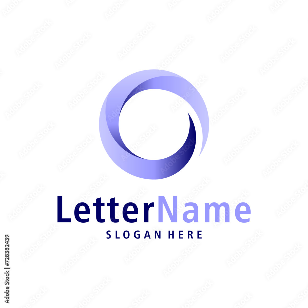 Modern letter O logo design vector. Creative O logo concepts template Modern letter O logo design vector. Creative O logo concepts template