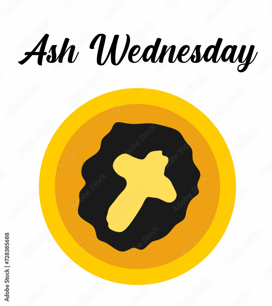 Celebrate Ash Wednesday with cross Celebrate Ash Wednesday with cross