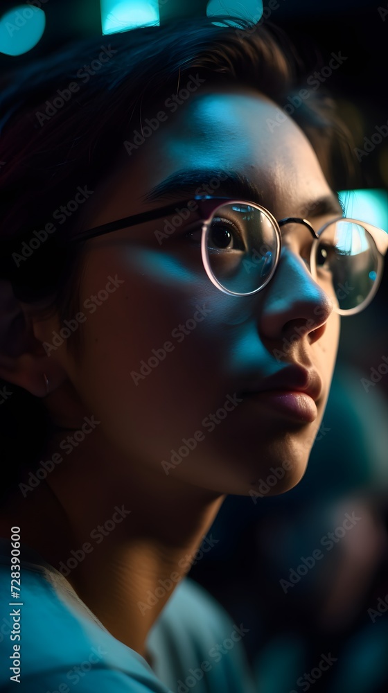 illuminated by the captivating glow of the cinema screen illuminated by the captivating glow of the cinema screen