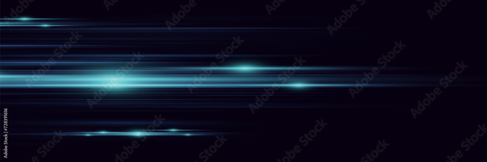 Horizontal glare. Laser beams, horizontal light beams. Beautiful light flashes. Glowing stripes on a transparent background. Horizontal glare. Laser beams, horizontal light beams. Beautiful light flashes. Glowing stripes on a transparent background.