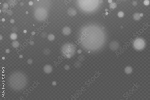 
Sparkling magical dust particles. White sparkles sparkle with a special lighting effect.