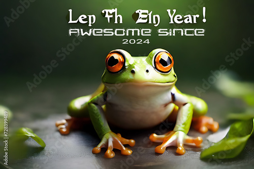 Leap year celebration image on 29th february. Generative ai