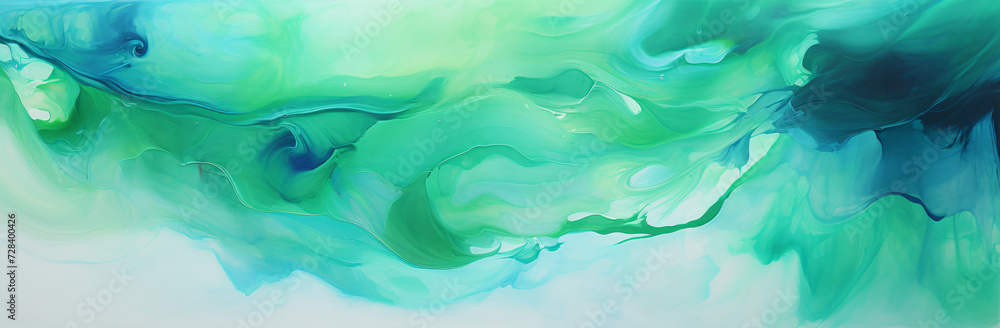 green swirls on a canvas, in the style of fluid color combinations, light turquoise and light azure, colorful moebius green swirls on a canvas, in the style of fluid color combinations, light turquoise and light azure, colorful moebius