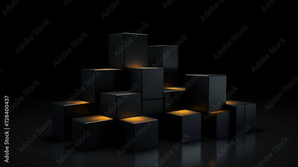 3d black cubes, abstract background, 3d wallpaper, matt black backdrop, background for business presentation, creative desktop wallpaper 3d black cubes, abstract background, 3d wallpaper, matt black backdrop, background for business presentation, creative desktop wallpaper