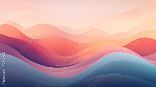 Ethereal beauty of sunsets with a touch of abstraction, a fresh perspective and a visually engaging sunset abstract background Ai Generative