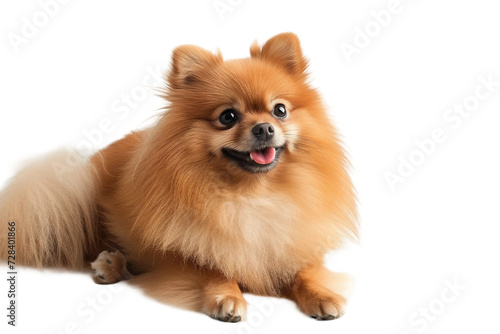 Pomeranian Dog on Transparent Background