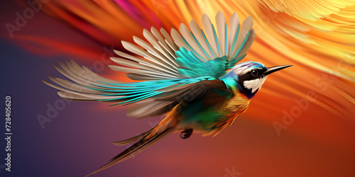 Majestic bird in its natural habitat, Wonderful quetzal bird on dark background

 photo